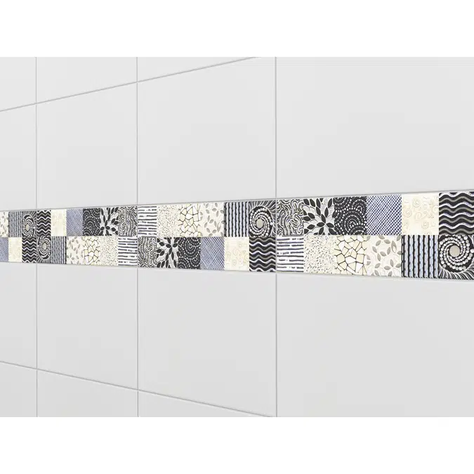 decorado jazz negro 15 x 45 cm