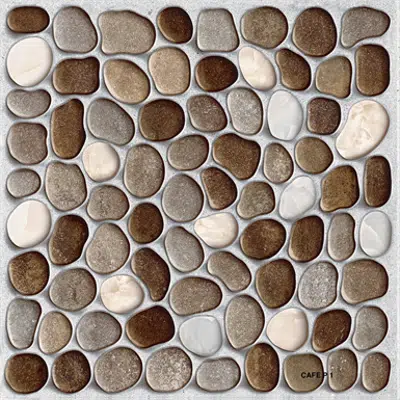Obrázek pro Ceramic tile gabro brown 450x450 mm