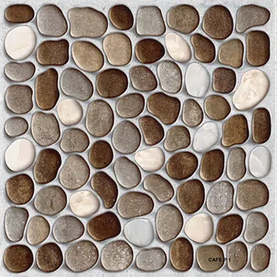 imagen para Ceramic tile gabro brown 450x450 mm