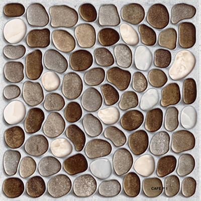 Ceramic tile gabro brown 450x450 mm图像