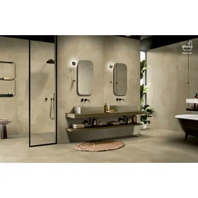 obraz dla Porcelanato simenta sand 80x160 cm Beige