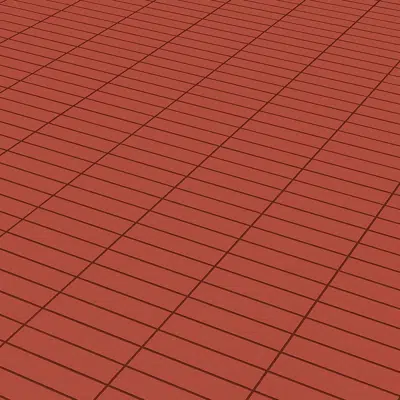 imagem para Tablon etrusca long rojo 300 x 70 mm