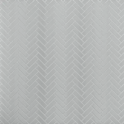 Image pour Cerámica pared brick metro brillante gris