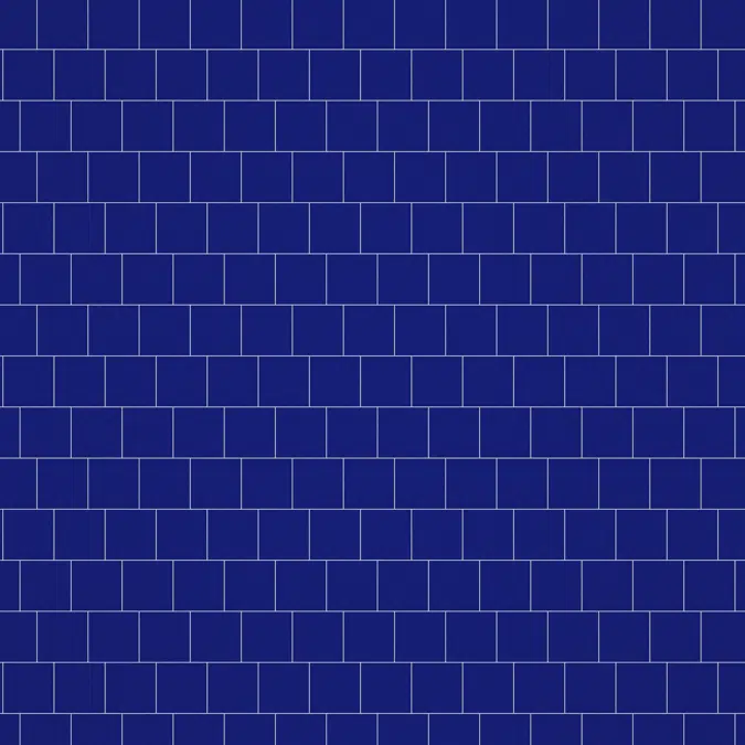 Cerámica prisma azul