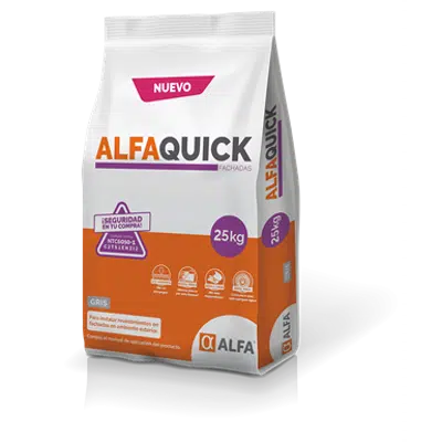 imagem para  ALFAQUICK FACHADAS 25 KG