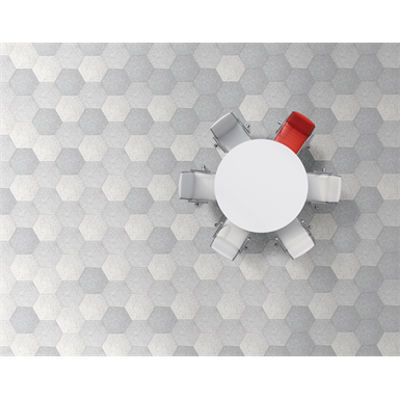 obraz dla  Hexagon terrazo ash gray  Side 200 mm