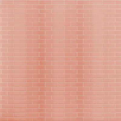 Зображення для Cerámica pared brick metro brillante piel de durazno