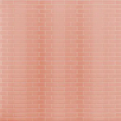 Image for Cerámica pared brick metro brillante piel de durazno