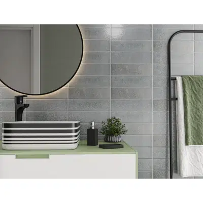 afbeelding voor New gres acqua celeste 30 x 7 cm