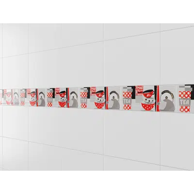 kuva kohteelle Decorado tea rojo 15 x 40 cm