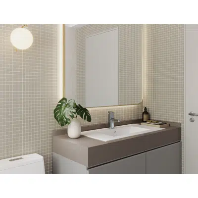 Image for Lavamanos de placa blanco 91 x 46 cm