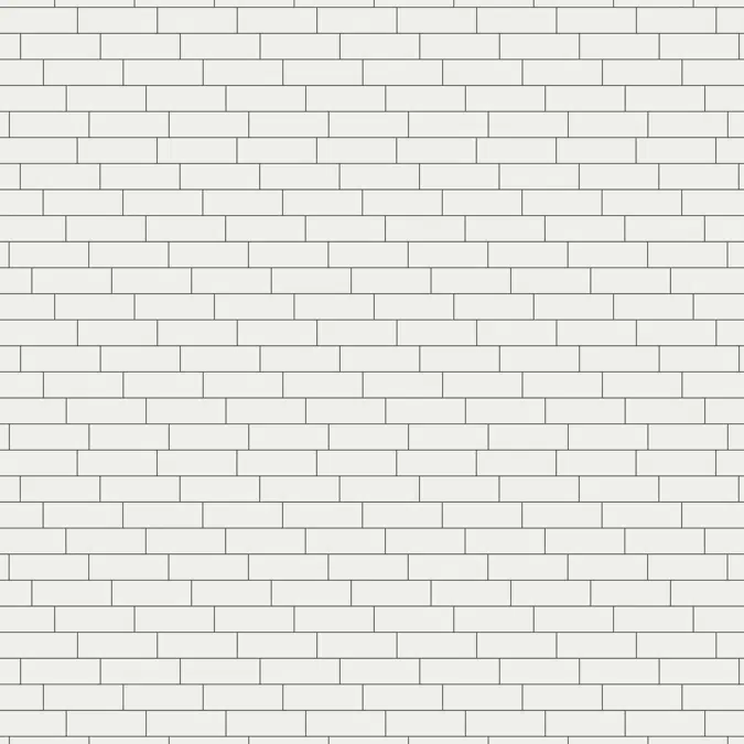 Cerámica brick pared Metro Blanco BR 90 x 270 mm