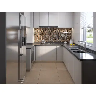 Malla Vidrio Plana beige 30 x 30 cm için görüntü