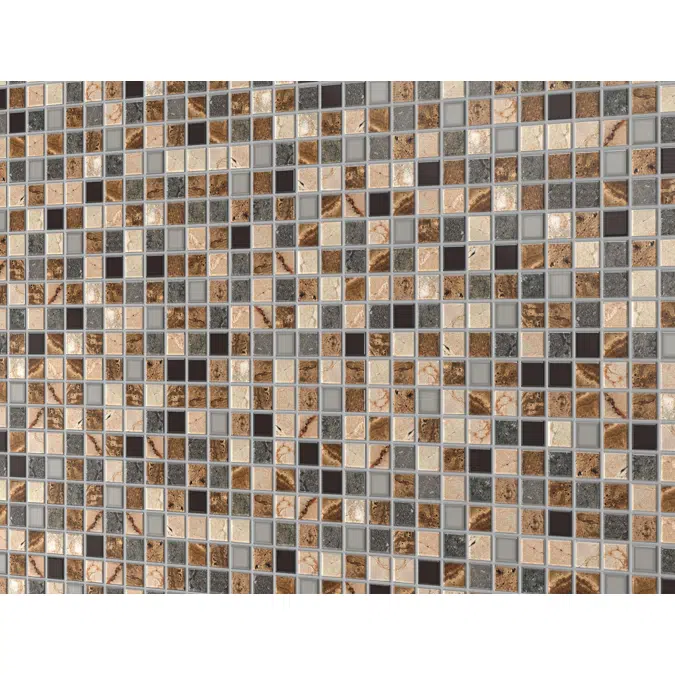 Malla Vidrio Plana beige 30 x 30 cm