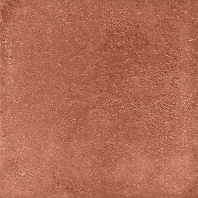 Cement Tile Smoot Red 400x400x60