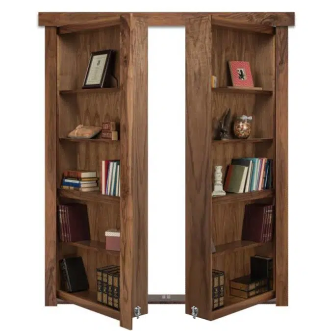 Flush Mount Bookcase French Door