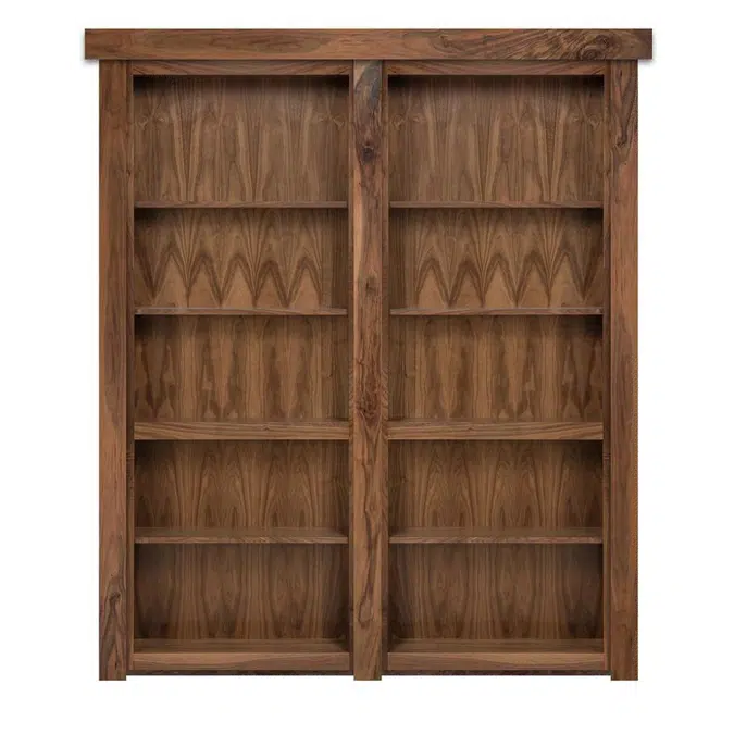 Flush Mount Bookcase French Door