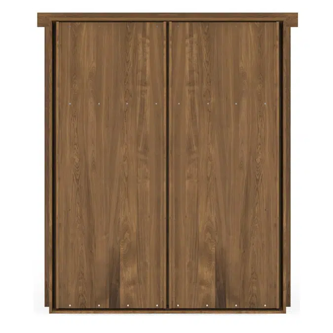 Flush Mount Bookcase French Door