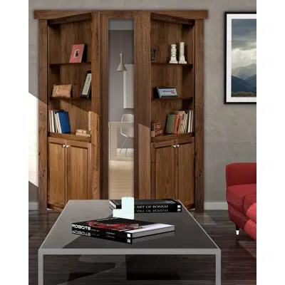 Image for Flush Mount Bookcase French Door