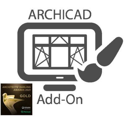 kuva kohteelle Add-On for ArchiCAD - Create your own Windows and Doors