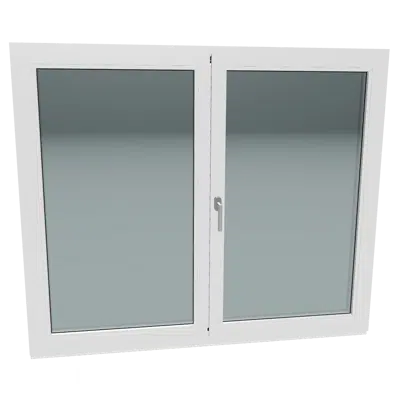 Image for GEALAN-LINEAR® Double-vent window turn tilt moveable mullion