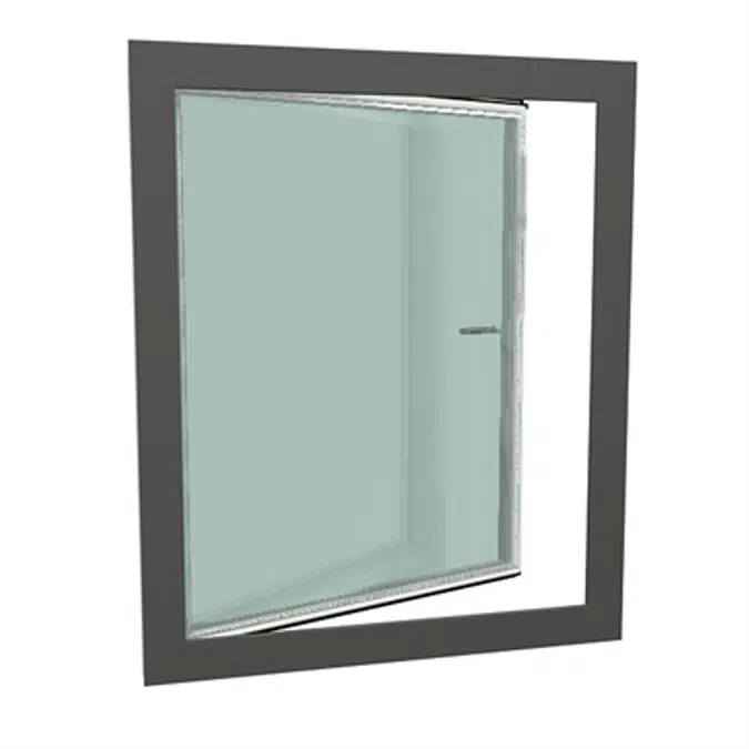 GEALAN-KUBUS® Ventana de 1 hoja practicable oscilobatiente