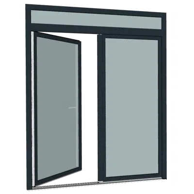 Зображення для S9000 Double-vent Door with Fanlight and threshold