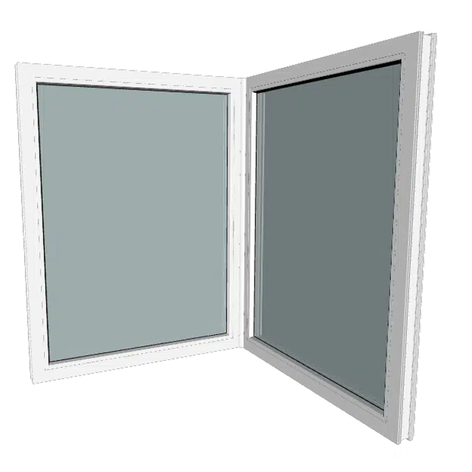 S9000 Corner Window with variable Angle - Fixed Window - Fixed Window