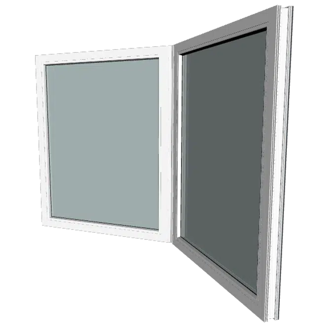 S9000 Corner Window with variable Angle - Fixed Window - Fixed Window