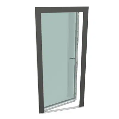 bild för GEALAN-KUBUS® Single-leaf turn tilt balcony door with threshold