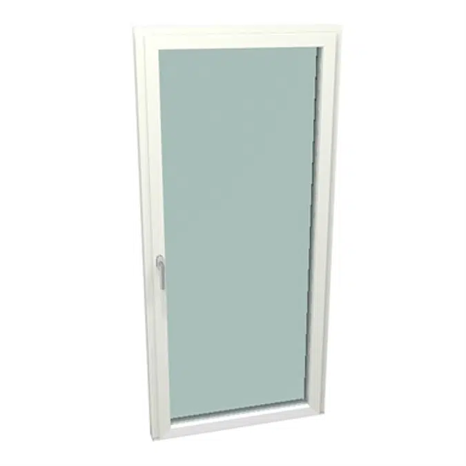 GEALAN-KUBUS® Single-leaf turn tilt balcony door with threshold
