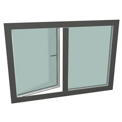 imazhi i GEALAN-KUBUS® Double-vent window
