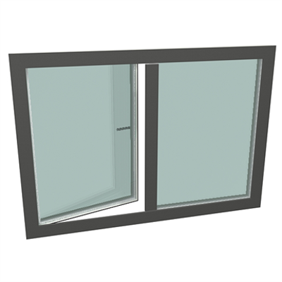 bild för GEALAN-KUBUS® Double-vent window
