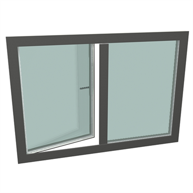 GEALAN-KUBUS® Double-vent window
