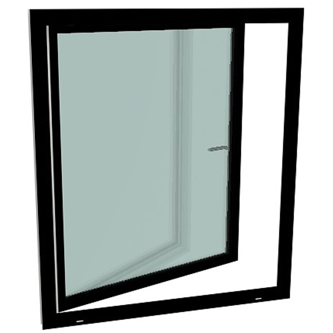 BIM objects - Free download! GEALAN-LINEAR® Single-leaf turn tilt ...