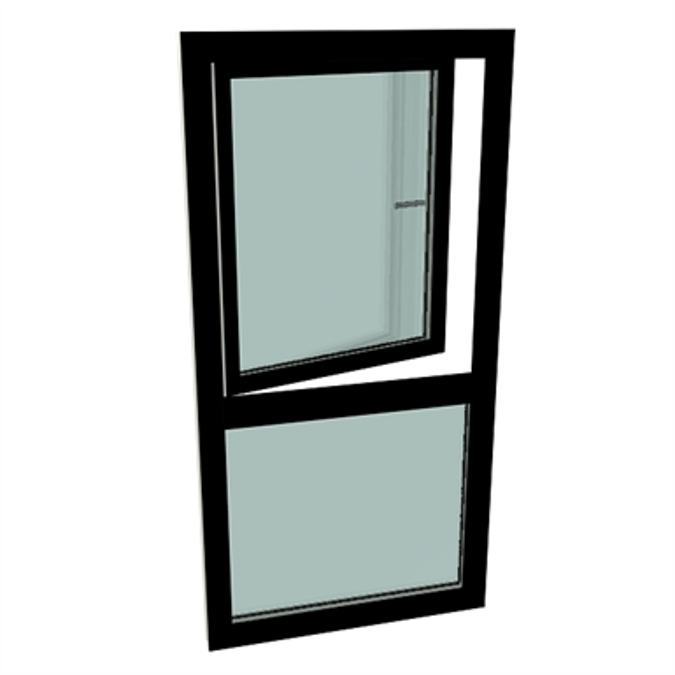 BIM objects - Free download! S9000 Single-leaf turn tilt window with ...