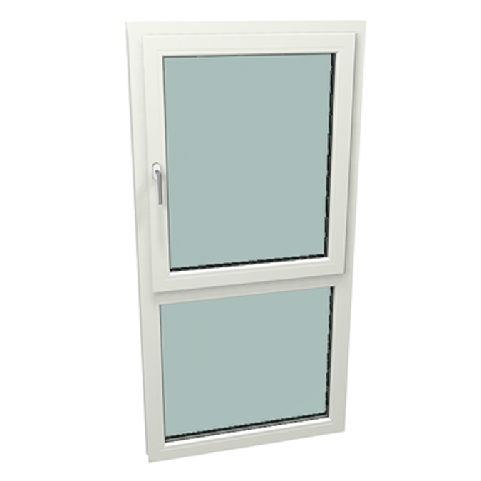 BIM objects - Free download! S9000 Single-leaf turn tilt window with ...