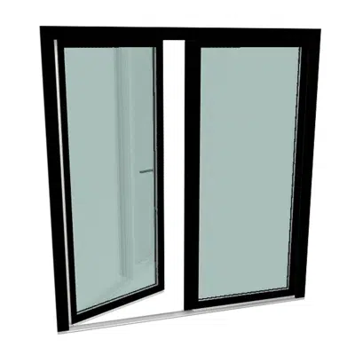 Imagem para S9000 Double-vent door with threshold}