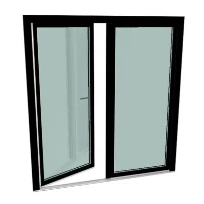 Image for S9000 Double-vent door with threshold