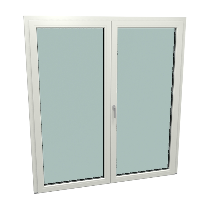 S9000 Double-vent door with threshold