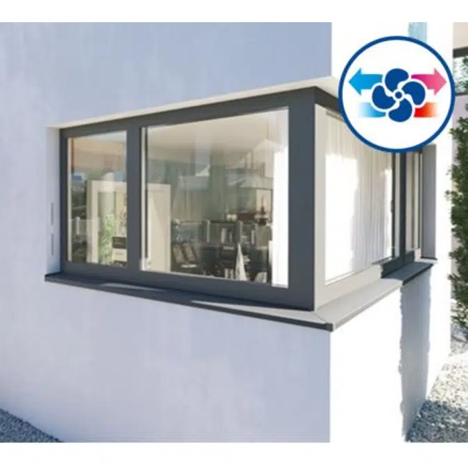 BIM object - Mechanical Ventilation - GEALAN-CAIRE® smart (flush-mounted) - GEALAN  Fenster-Systeme