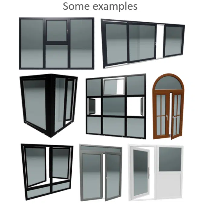 Inspirierende Fenster- und Türdesigns im GEALAN-Gebäudemodell - Erstellt mit dem GEALAN Add-On für ArchiCAD