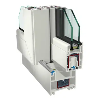 bilde for 2-pane Sliding Window GEALAN S 8000