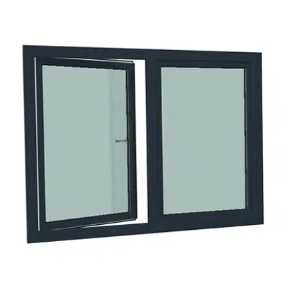 bilde for S9000 Double-leaf turn tilt window