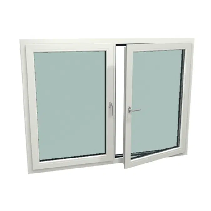 S 9000 ventana de 2 hojas practicable oscilo-batiente