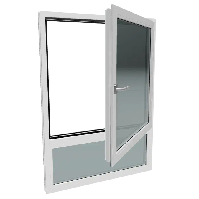 GEALAN-LINEAR® Single-Turn-Tilt-Window-fixed sublight