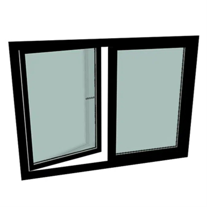 S9000 Ventana de 2 hojas con batiente