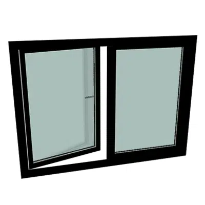 Image for S9000 Double-vent window