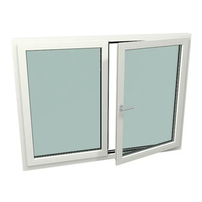 S9000 Ventana de 2 hojas con batiente