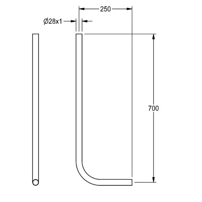 Flushing Pipe ACXF4002